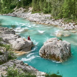 Soča Valley - amazing emerald river, waterfalls and nature